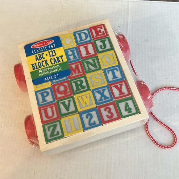 Melissa & Doug 30 ABC-123 Wooden Blocks NEW! - Picture 7 of 7